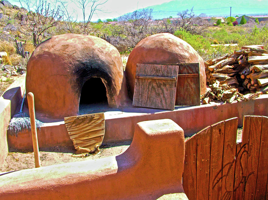 Hornos for Baking Bread in  Petroglyph National Monument in Albuquerque, New Mexico Photograph by Ruth Hager