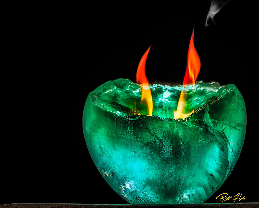 Horns of Flame  Photograph by Rikk Flohr