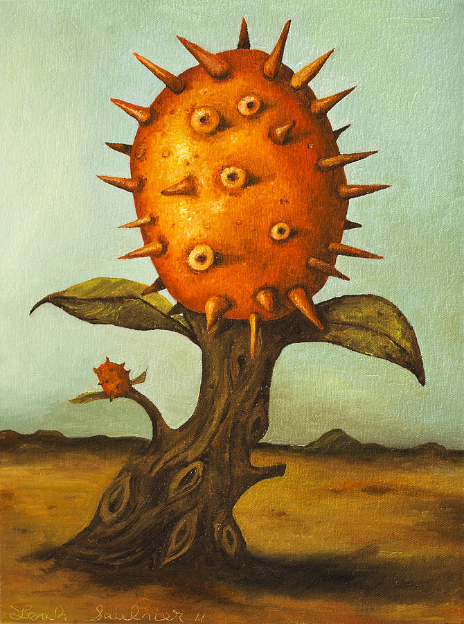  Horned Melon Painting by Leah Saulnier The Painting Maniac
