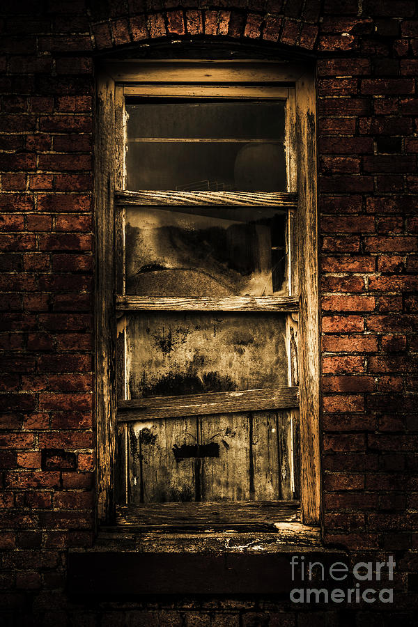 Horror House Window Photograph