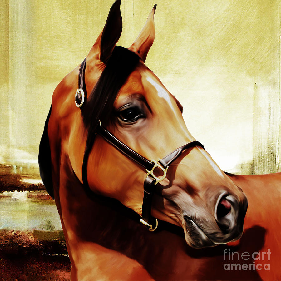 Horse Painting - Horse # 341 by Gull G