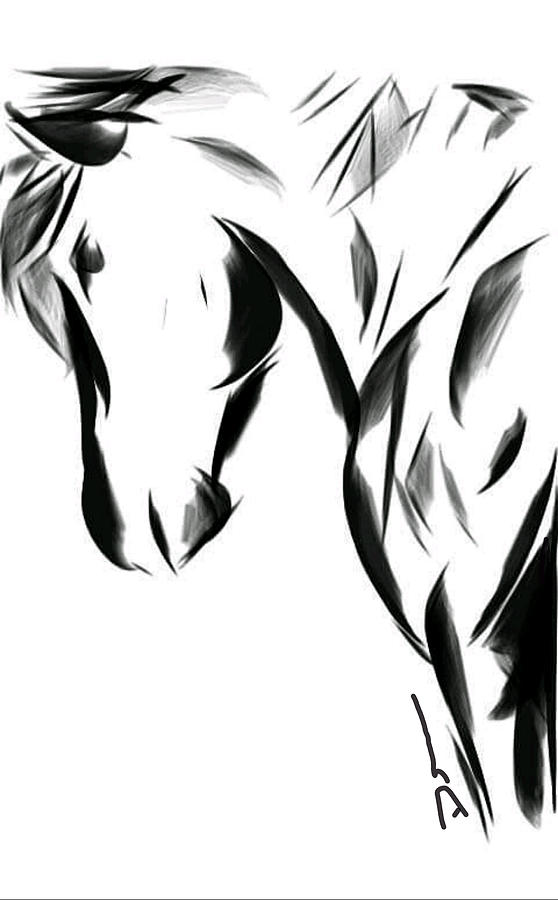 Horse Digital Art - Horse 2  by Dreana Stenz