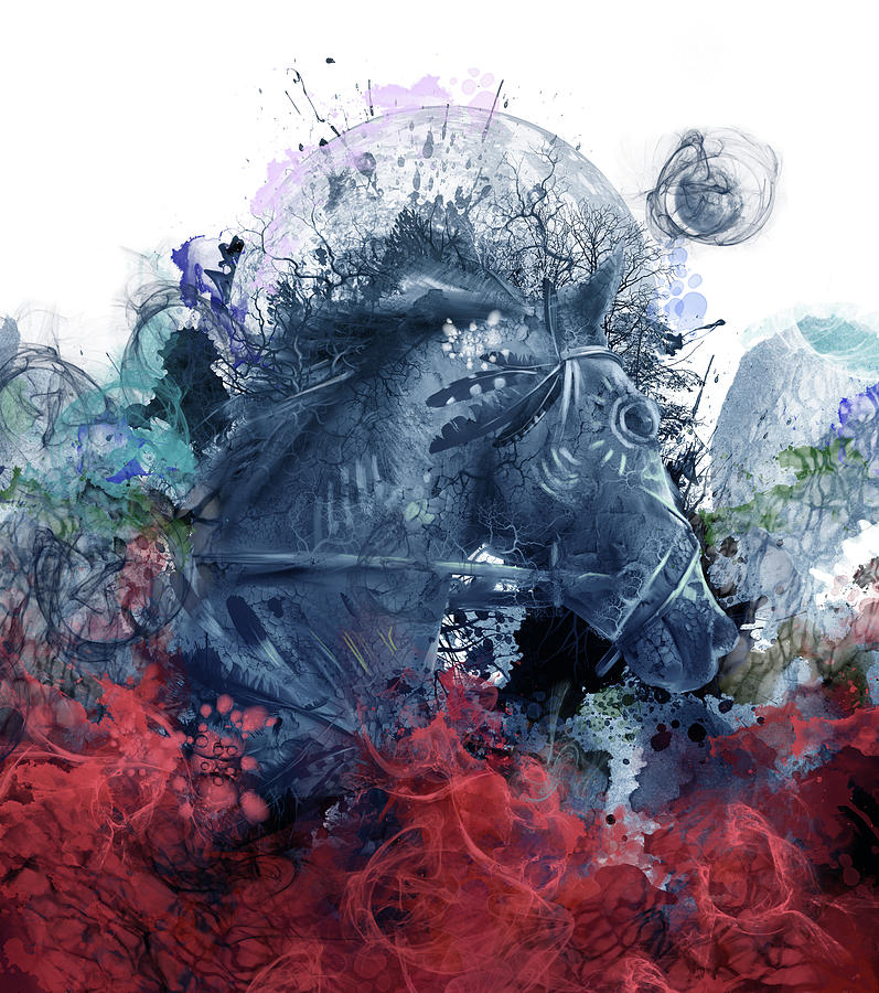 Horse 3 Digital Art by Bekim M