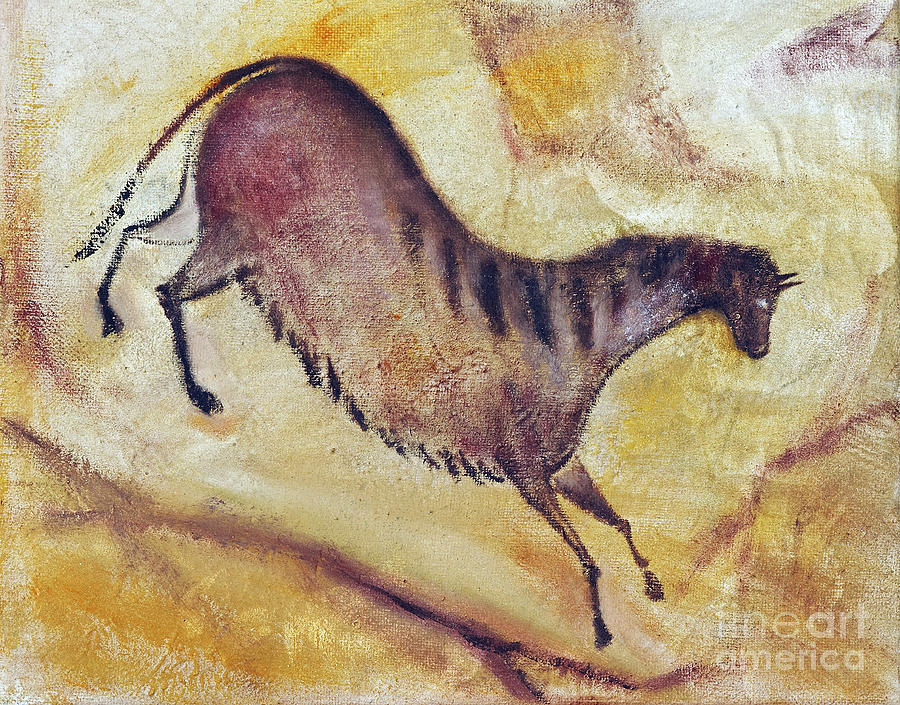 Horse a la Altamira Painting by Michal Boubin
