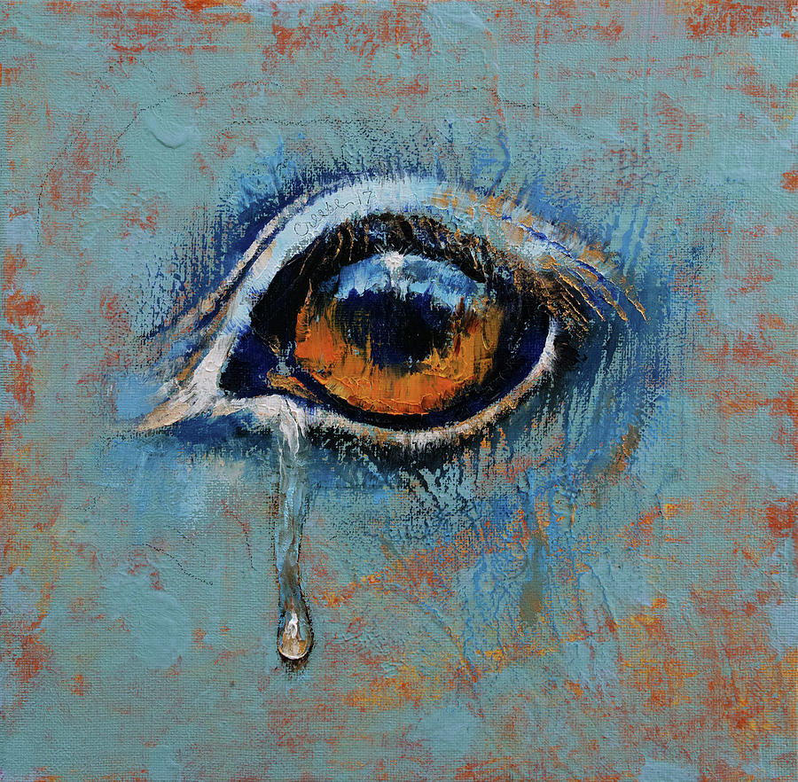 Horse Eye Painting by Michael Creese