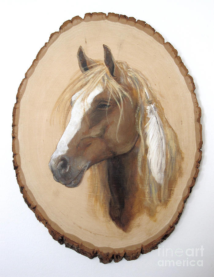 Horse - Freedom to Travel Painting by Brandy Woods