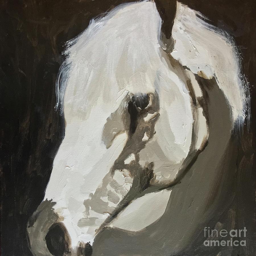 Horse Ghost Painting by Donald J Ryker III - Pixels