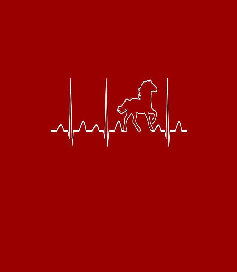 Horse Heartbeat Digital Art by Sophia - Fine Art America