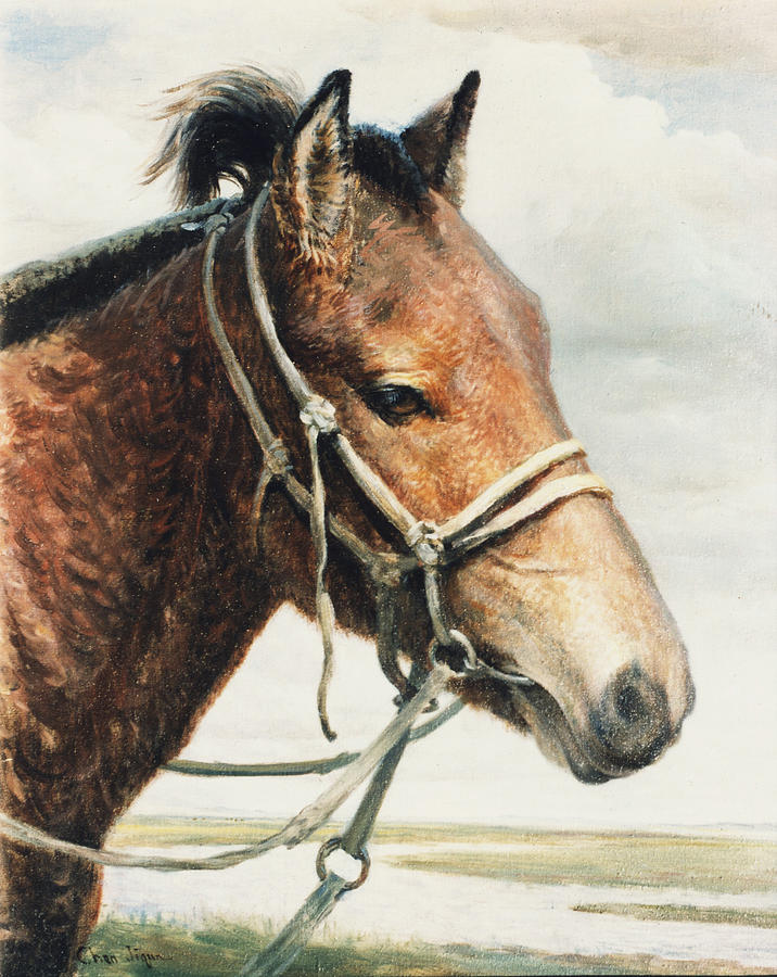 Horse Painting by Ji-qun Chen