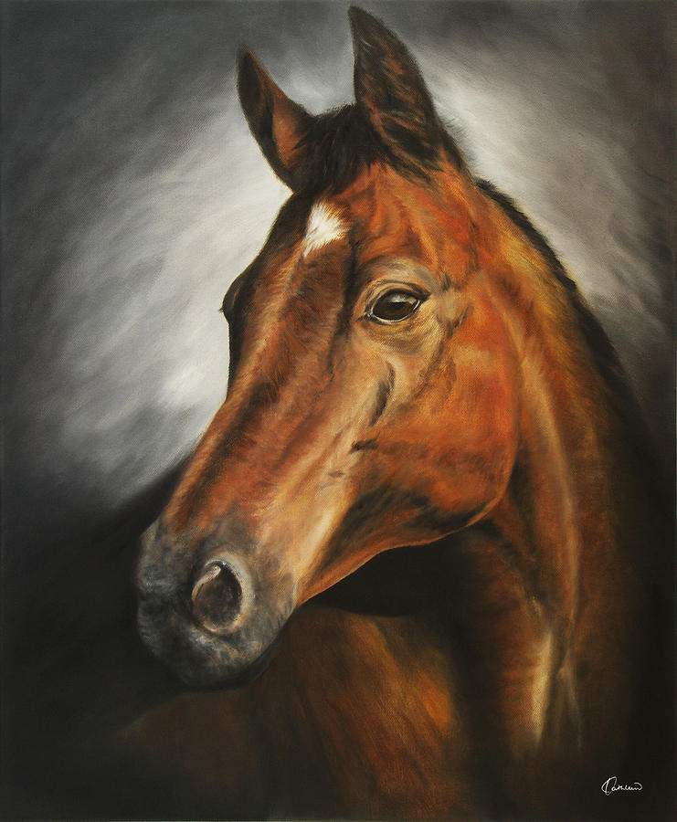 Animal Painting - Horse by Kathleen Wong