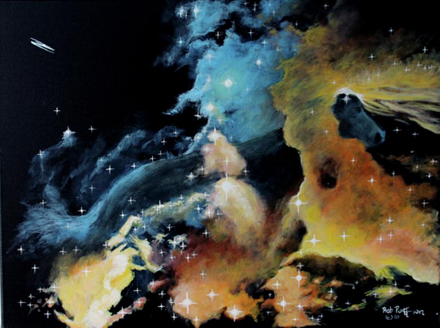 Universe Painting - Horse Nebula by Bob Patterson