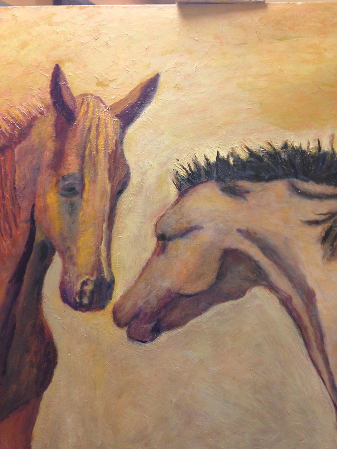 Horse of a Different Color Painting by Marie Hamby