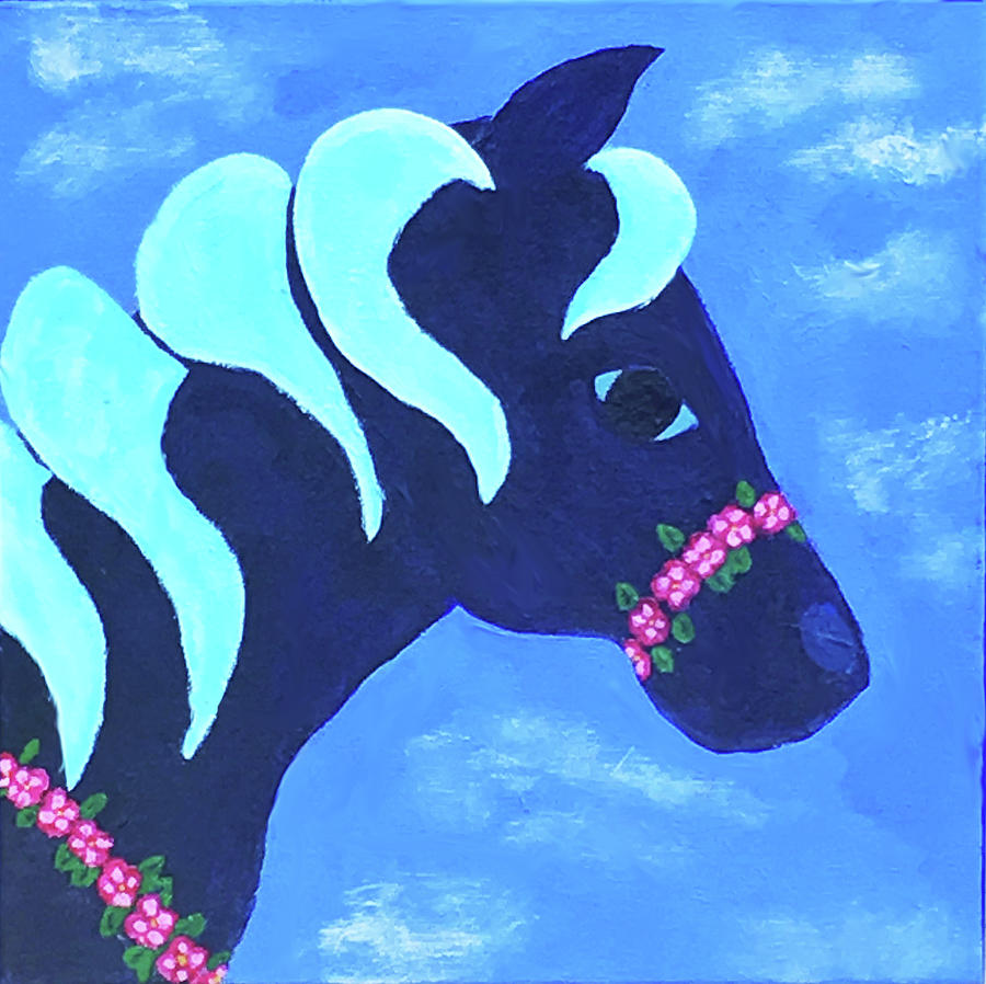 Horse of a Different Color  Painting by Sue Gurland