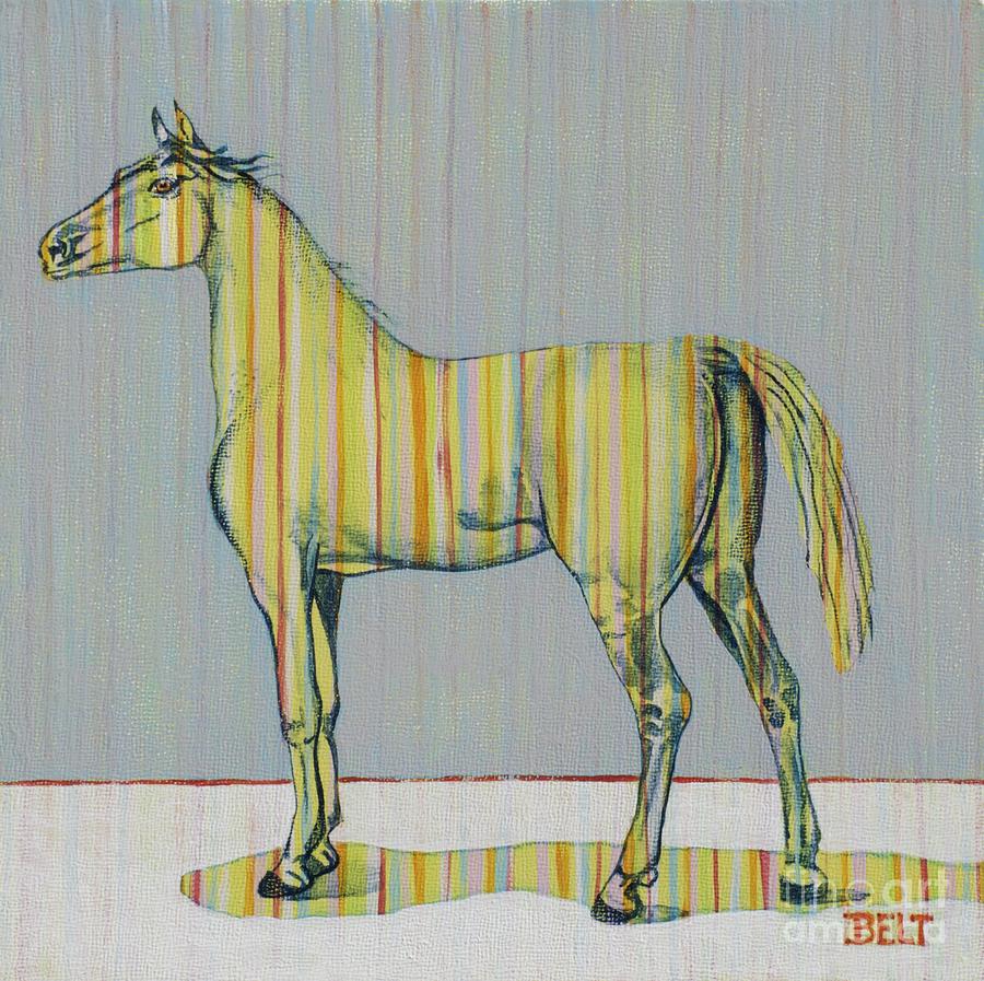 Horse of Many Colors No. 2 Painting by Christine Belt