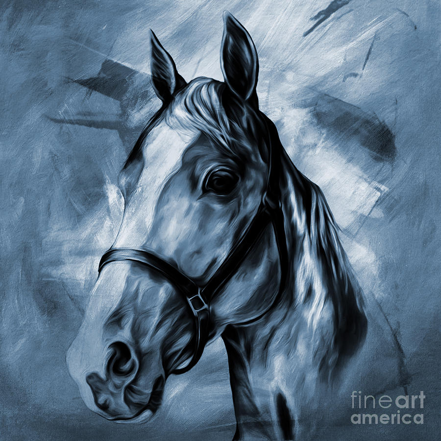 Horse Portrait  Painting by Gull G
