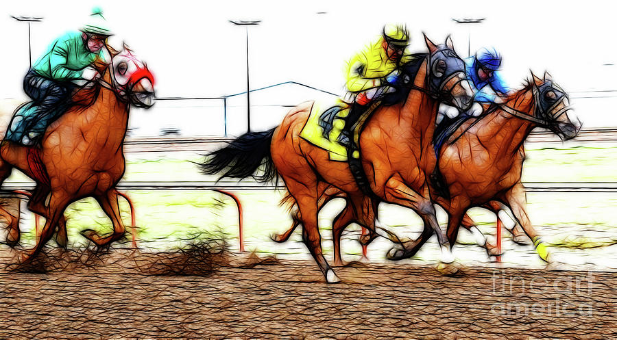 Horse Racing Dreams 5 Photograph by Bob Christopher - Fine Art America