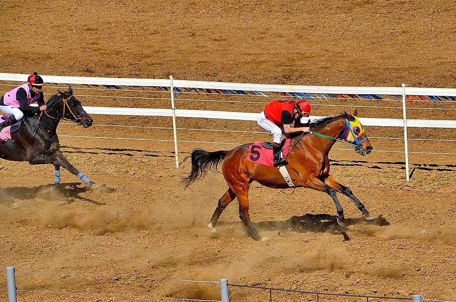 Horse Racing Photograph by Maria Jansson