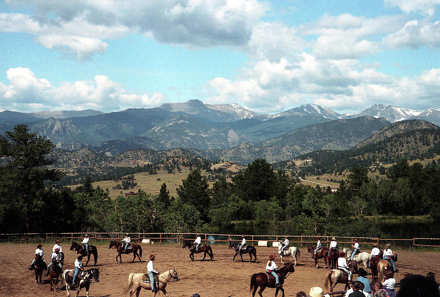 Horse riding in Colorado Photograph by Emanuel Tanjala