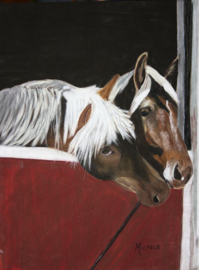 Horse Secrets Pastel by Michele Turney