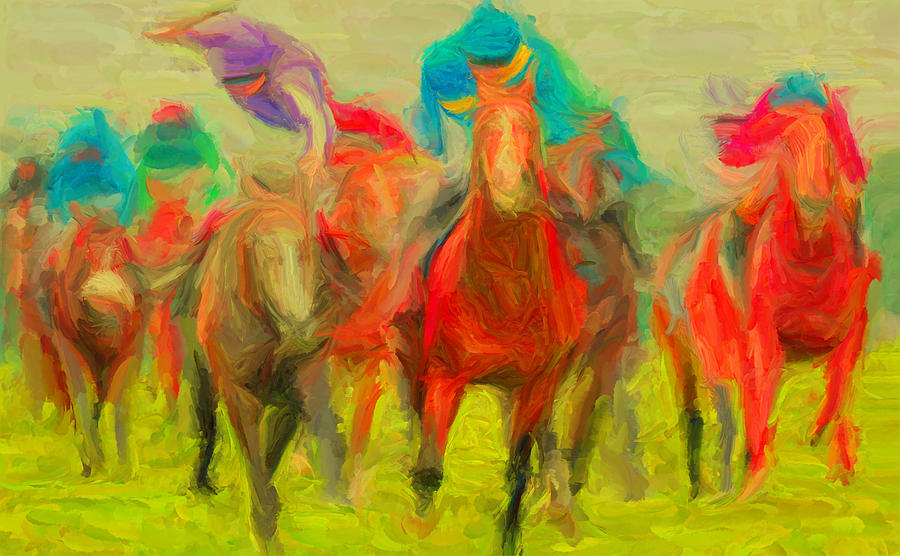 Horse Tracking Digital Art by Caito Junqueira