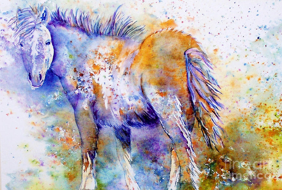 Abstract Painting - Horse Whisper by Donna Martin