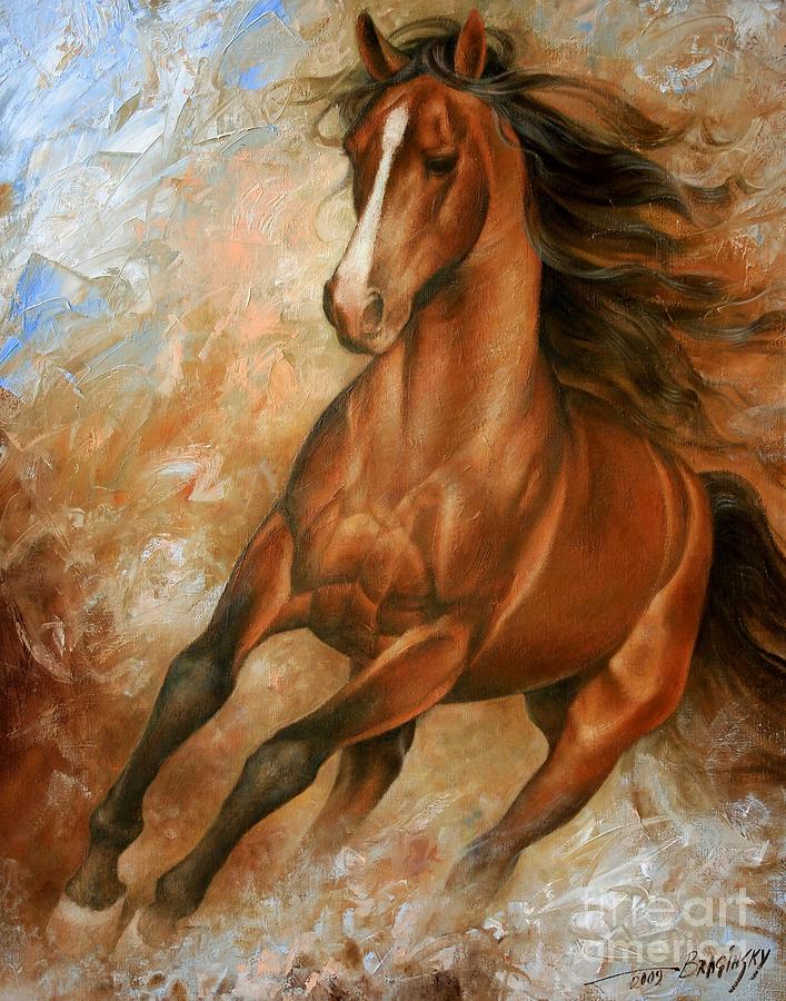 Horse Painting - Horse1 by Arthur Braginsky