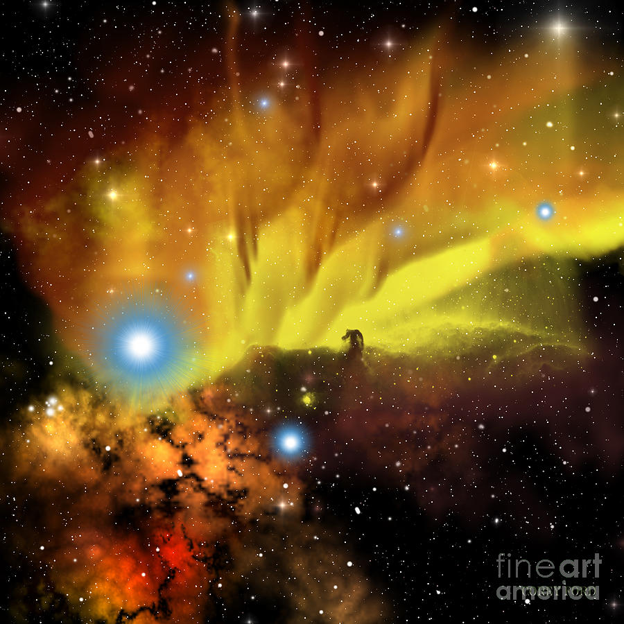 Horsehead Nebula Painting by Corey Ford