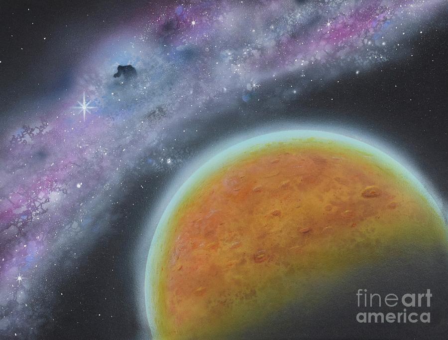 Horsehead Nebula Painting by Mary Scott