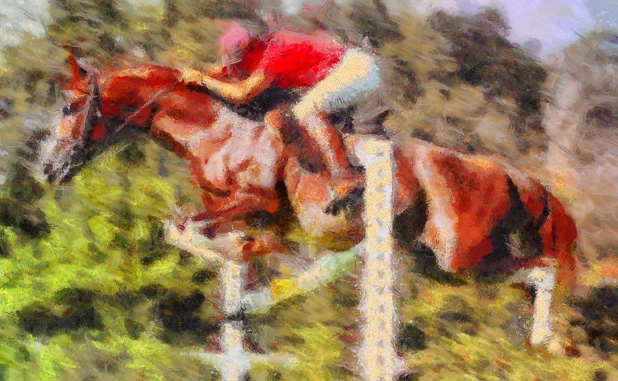 Horsemanship Digital Art by Caito Junqueira