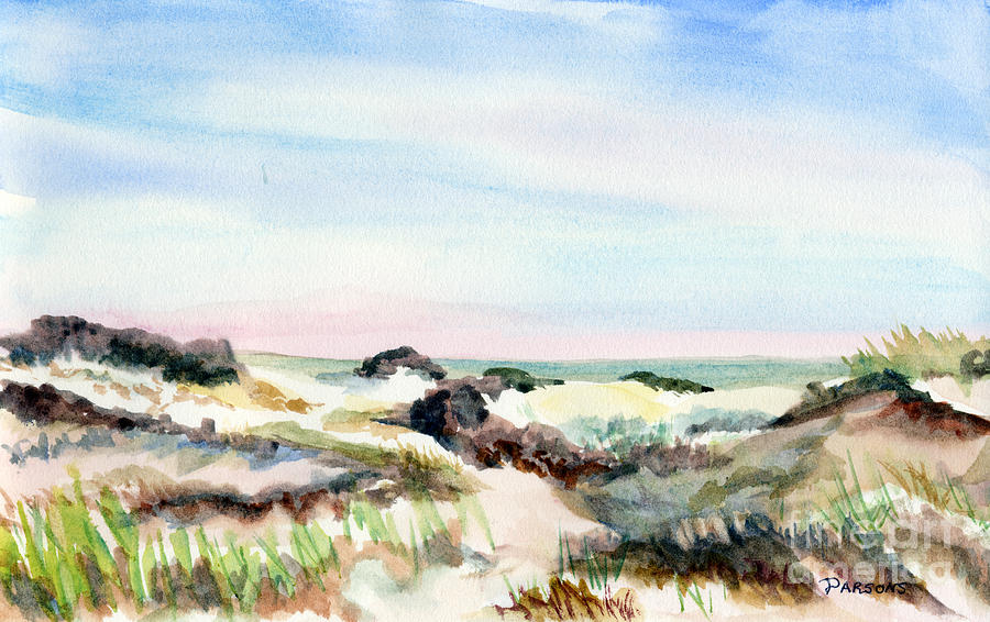 Horseneck Beach, Massachusetts Painting by Pamela Parsons