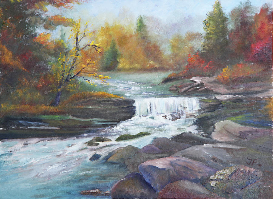 Horsepasture River Painting by Tim Ford - Pixels