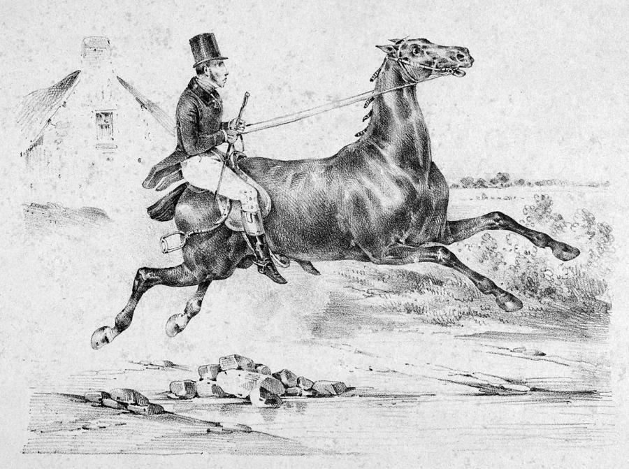 HORSERIDER, c1840 Photograph by Granger HORSERIDER, c1840 Photograph by Granger