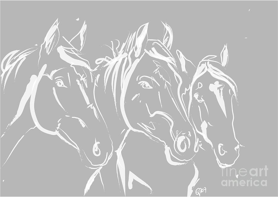 Horses friends by Go Van Kampen Horses friends by Go Van Kampen