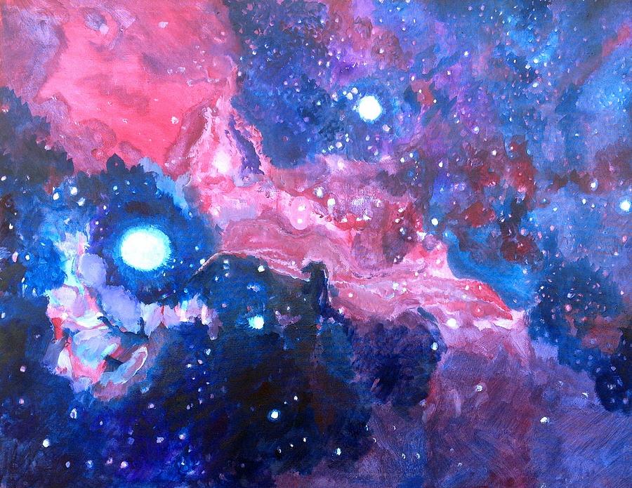 Horsehead Nebula Painting - Horsehead Nebula by Chris Walker