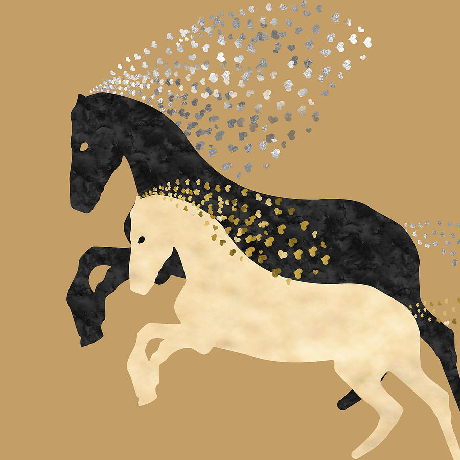 Horses Digital Art by Narais Studio - Fine Art America