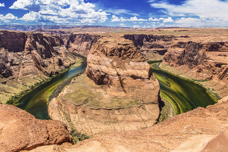 Horseshoe Bend in Color Photograph by John McGraw