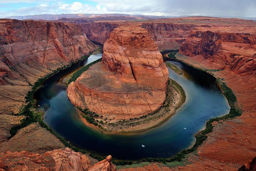 Bend Photograph - Horseshoe Bend by Thanh Thuy Nguyen