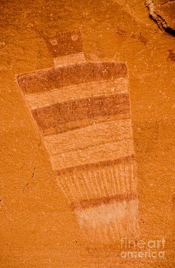 Horseshoe Canyon Great Gallery Figure 3 - Pictographs Photograph by Gary Whitton