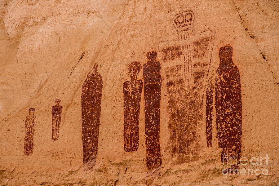  Great Gallery  Pictographs 4 Photograph by Gary Whitton