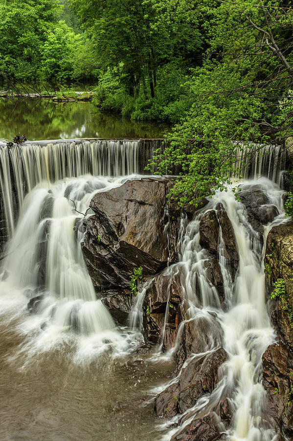 Horseshoe Falls, Pequabuck, Plymouth Connecticut Photograph