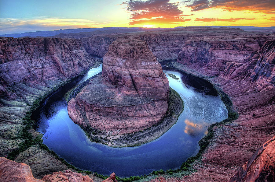 Horseshoe Sunset Photograph by David Ross - Fine Art America