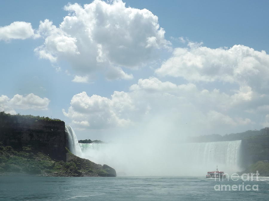 Horseshoes Falls as viewed from Maid of The Mist Photograph by Lingfai Leung