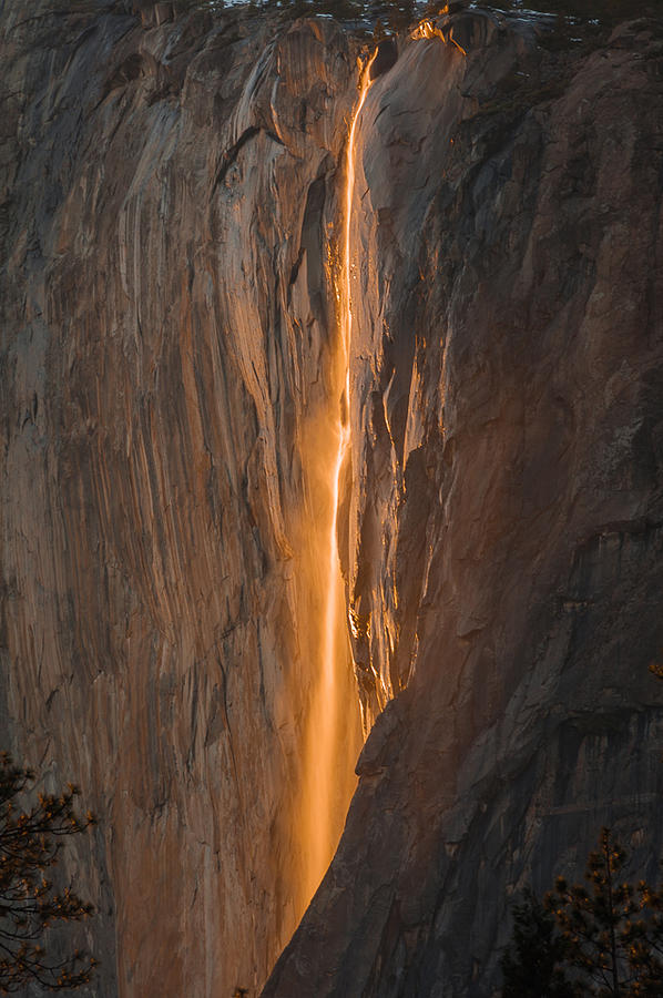 Horsetail Fall 1 Yosemite Photograph by TM Schultze
