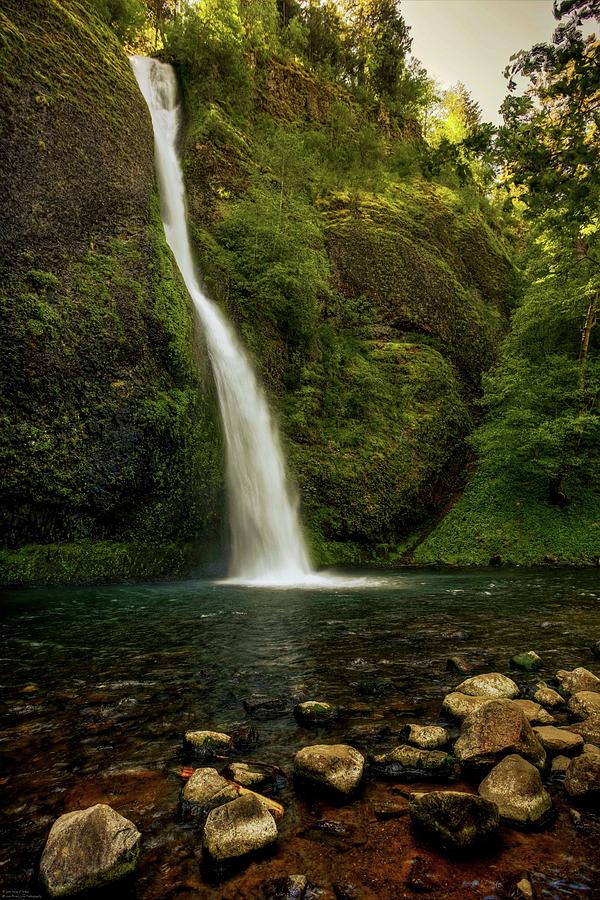 Horsetail Falls - 1  Photograph by Hany J