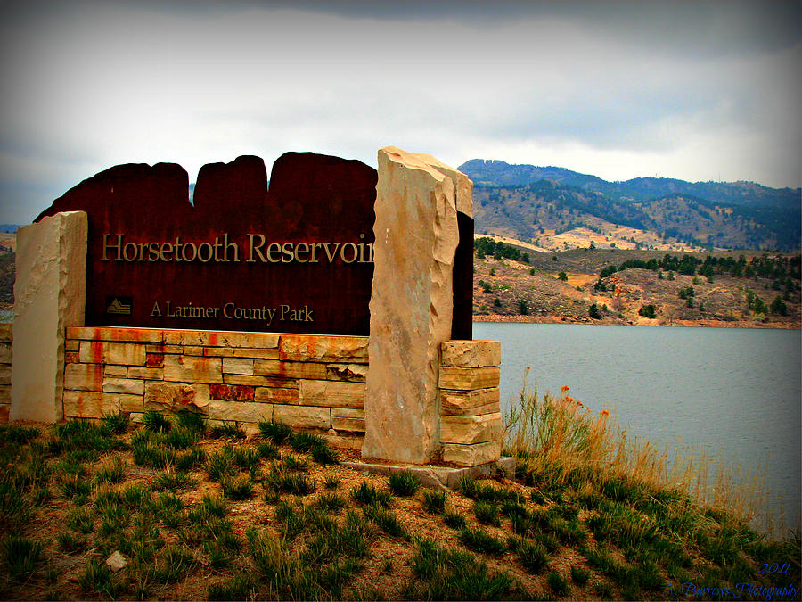 Horsetooth Peak above the Reservoir Photograph by Aaron Burrows