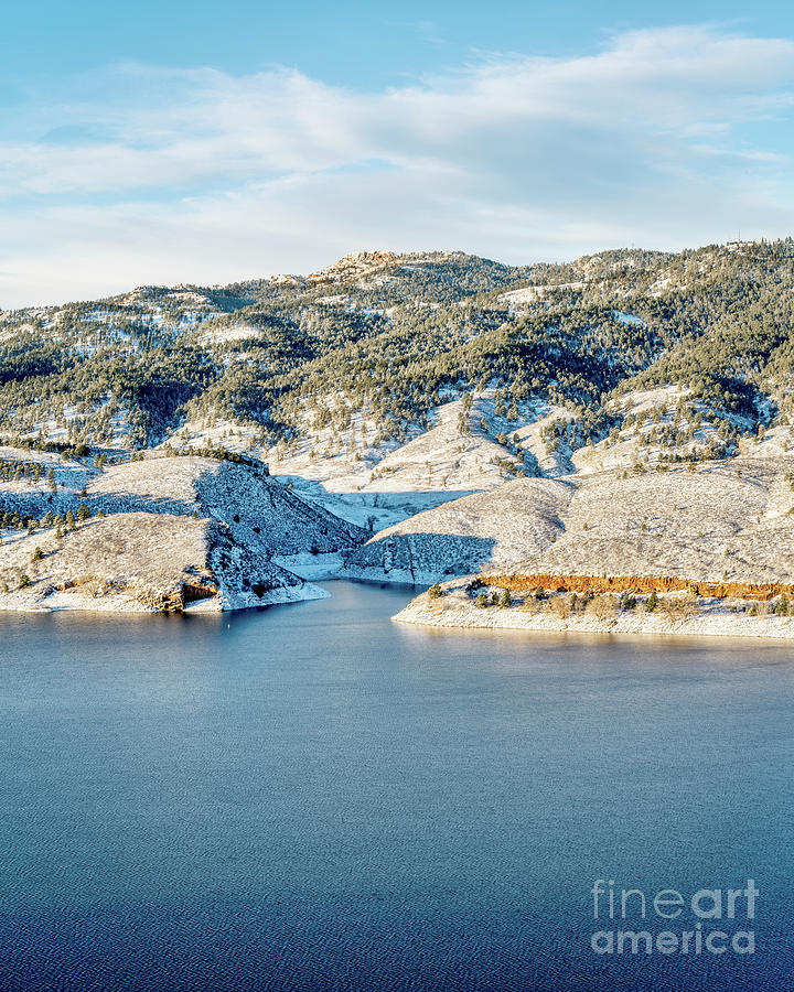 Horsetooth Reservoir and Rock Photograph by Marek Uliasz