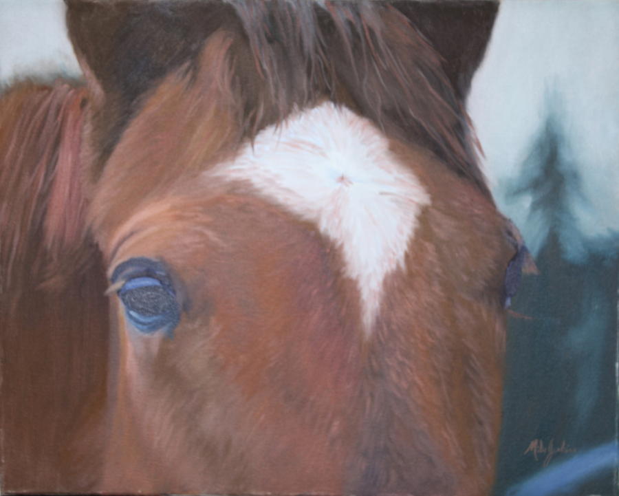 Horsing Around Painting by Mike Jenkins