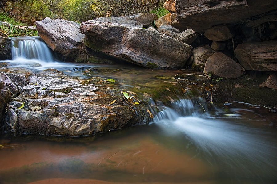 Horton Creek Arizona Flow Photograph by Dave Dilli