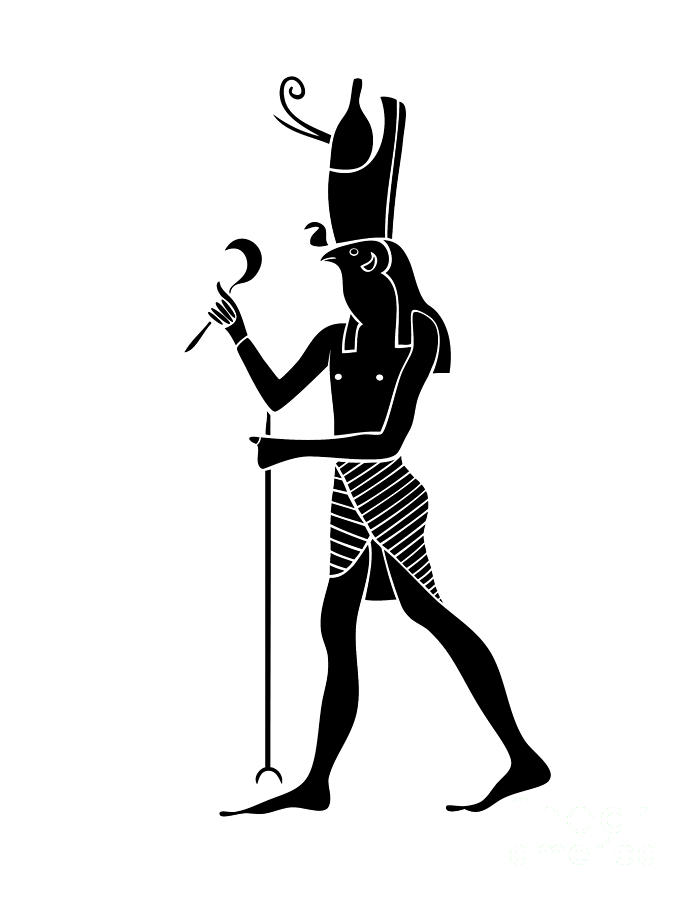 Horus - God of Ancient Egypt Digital Art by Michal Boubin