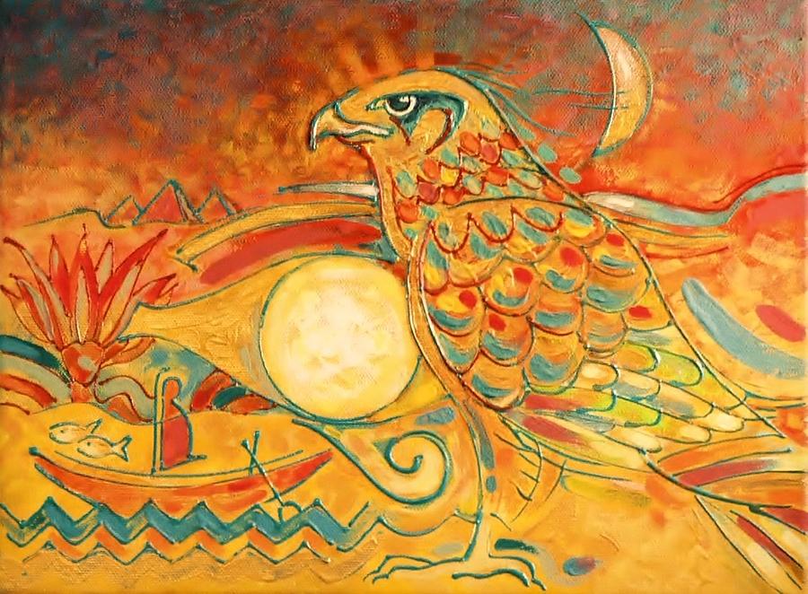 Horus Painting by Patrick Stickney - Fine Art America